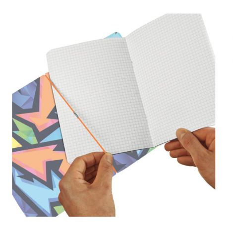 Notatnik Herlitz My.Book Flex Neon A4 2x40, kratka/linia - 2